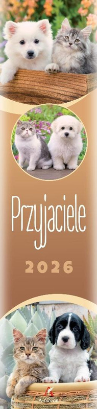 Kalendarz 2026 paskowy Przyjaciele