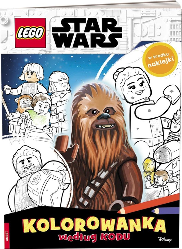 Lego Star Wars. Kolorowanka według kodu, Ameet