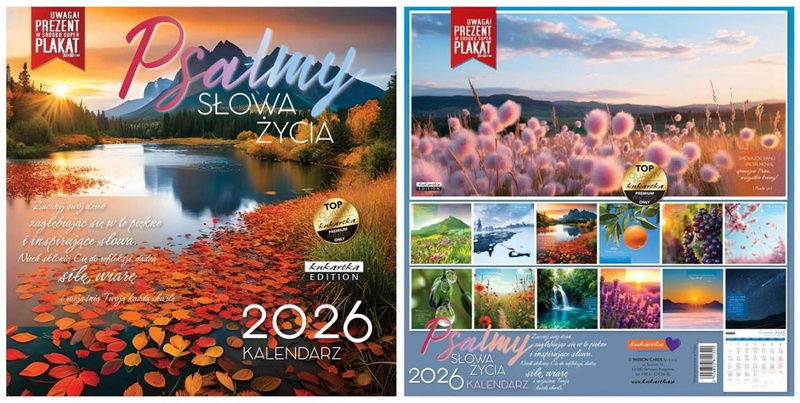 Kalendarz 2026 ścienny Classic Psalmy Słowa życia