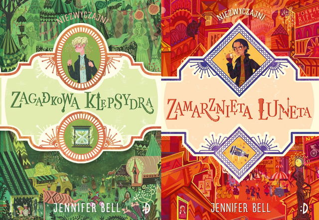 Zagadkowa klepsydra + Zamarznięta luneta, T. 2-3