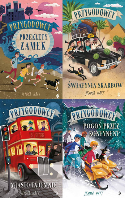 Przygodowcy. Tom 1-4, Jemma Hatt