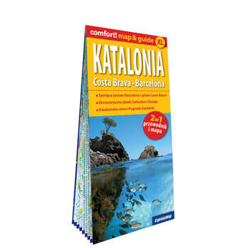 Katalonia laminowany map&guide XL 2w1: przewodnik i mapa, praca zbiorowa