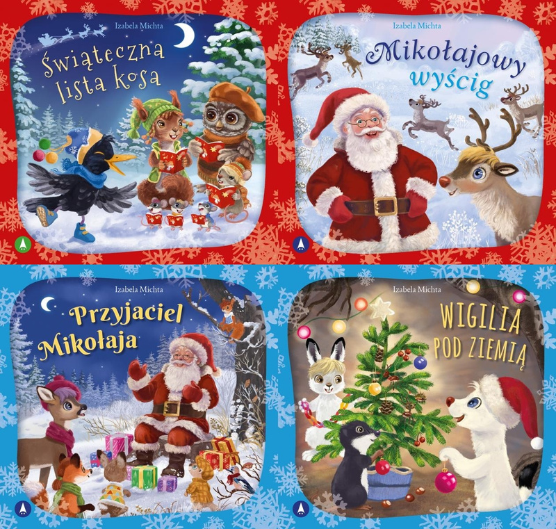 Mikołajowy wyścig PAKIET 4 książek