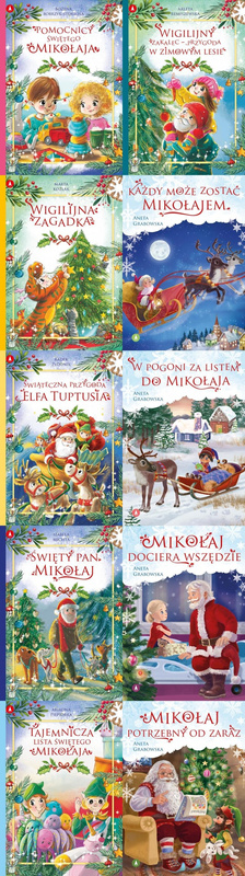 Mikołaj potrzebny od zaraz PAKIET 10 książek