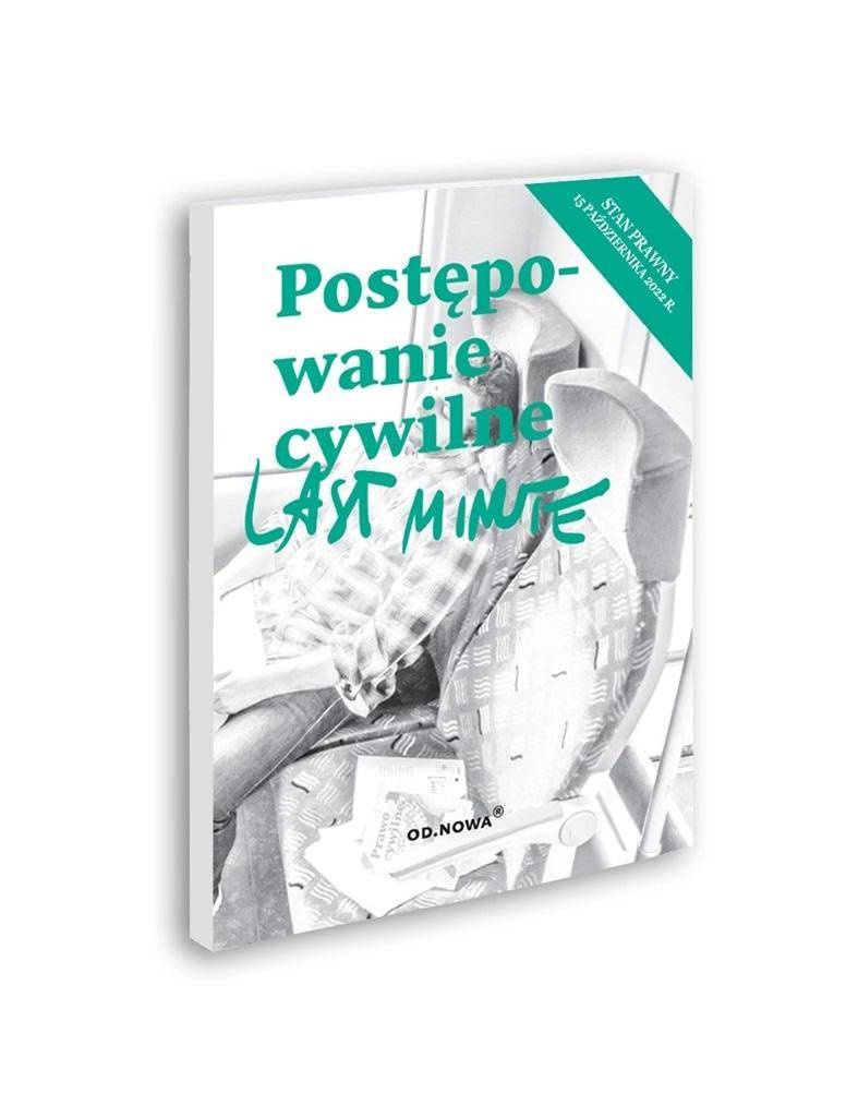 Last Minute postępowanie cywilne - październik 202
