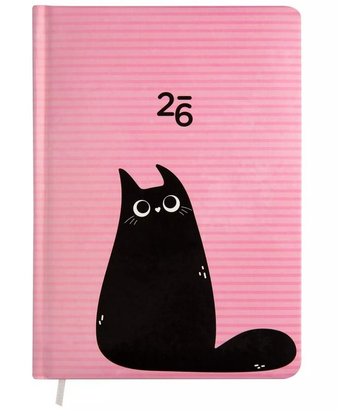 Kalendarz tygodniowy 2026 B6 Kot ALBI