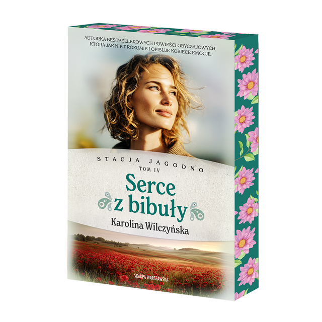 Stacja Jagodno. Serce z bibuły (barwione brzegi), Karolina Wilczyńska