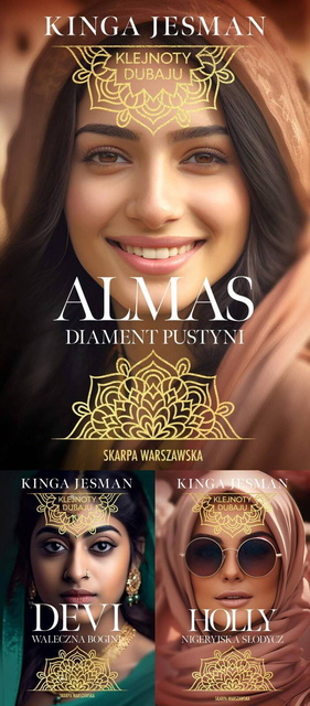 Klejnoty Dubaju. Tom 1-3, Kinga Jesman
