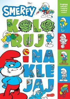 Smerfy. Koloruj i naklejaj - praca zbiorowa