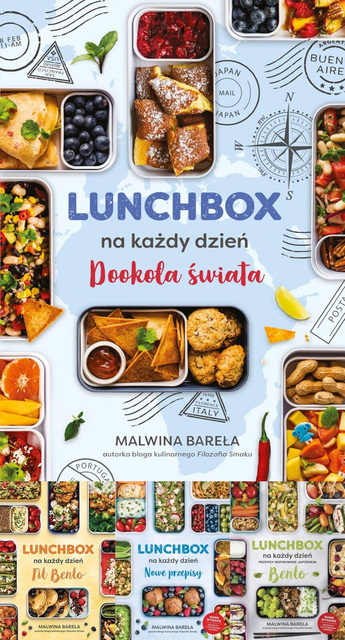 Lunchbox na każdy dzień. Dookoła świata + Lunchbox FIT BENTO + Lunchbox Nowe przepisy + Lunchbox Przepisy inspirowane japońskim bento, M. Bareła