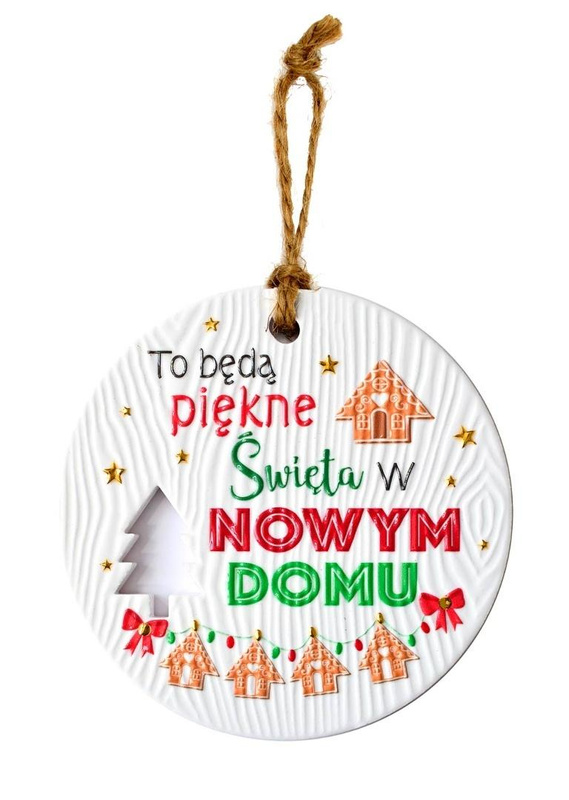Zawieszka ceramiczna Boże Narodzenie