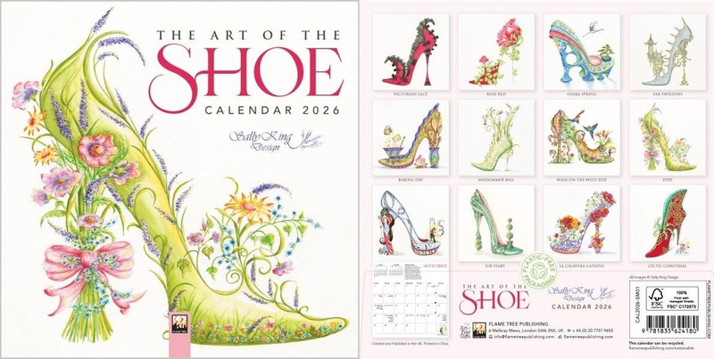 Kalendarz 2026 ścienny kwadrat The Art of the Shoe