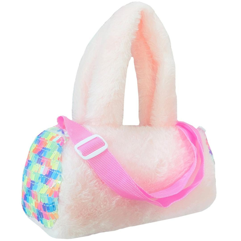 Torebka pluszowa cekiny