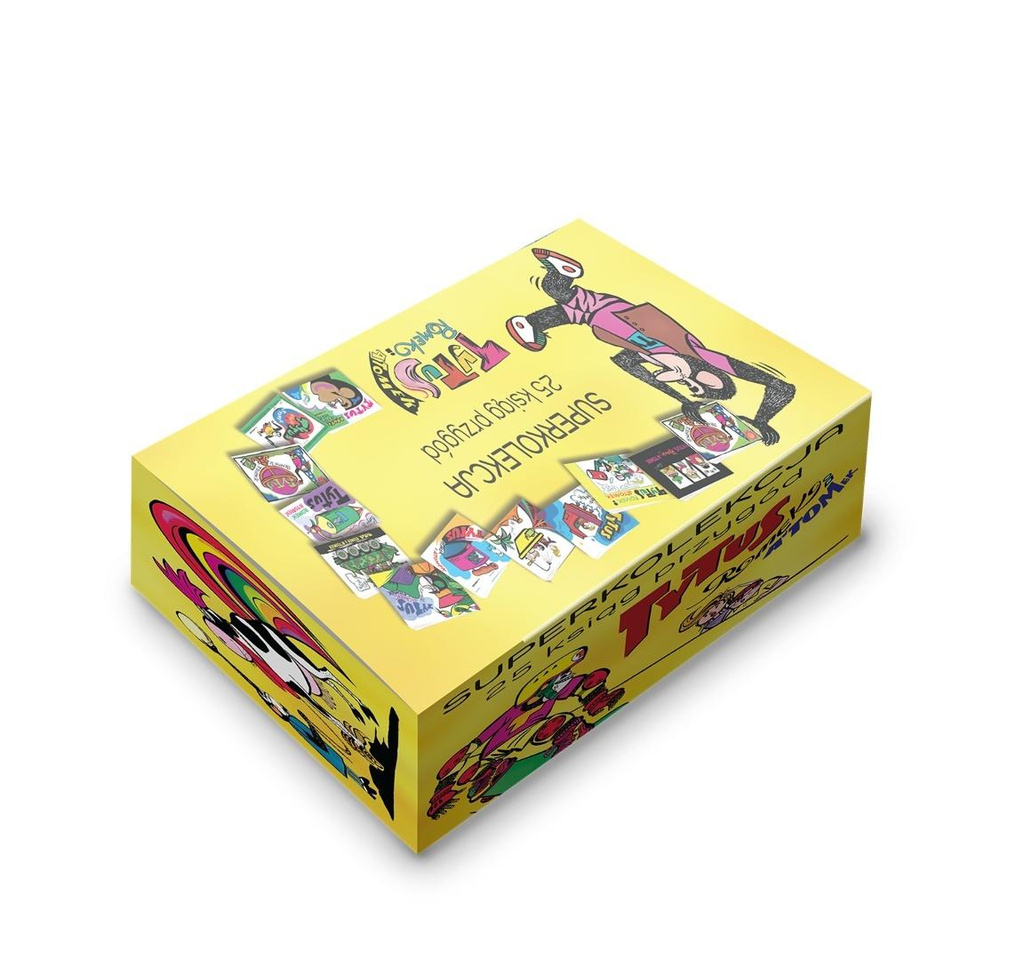 Tytus, Romek i A'Tomek (kolekcja 25 ksiąg) Żółty, Jerzy Chmielewski