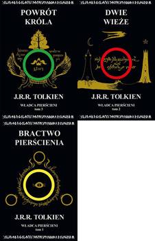 Władca Pierścieni. Tom 1-3, opr. MK, Tolkien