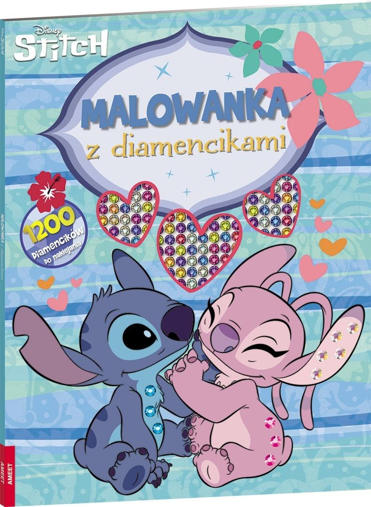 Disney Stitch. Malowanka z diamencikami, Opracowanie Zbiorowe
