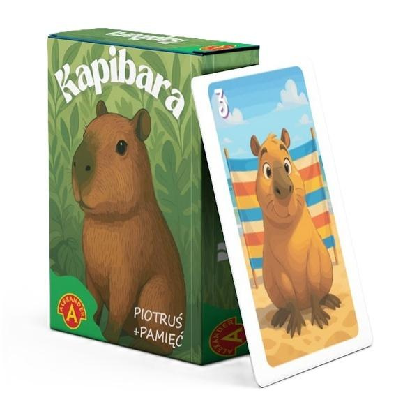 Karty Piotruś + Pamięć - Kapibara