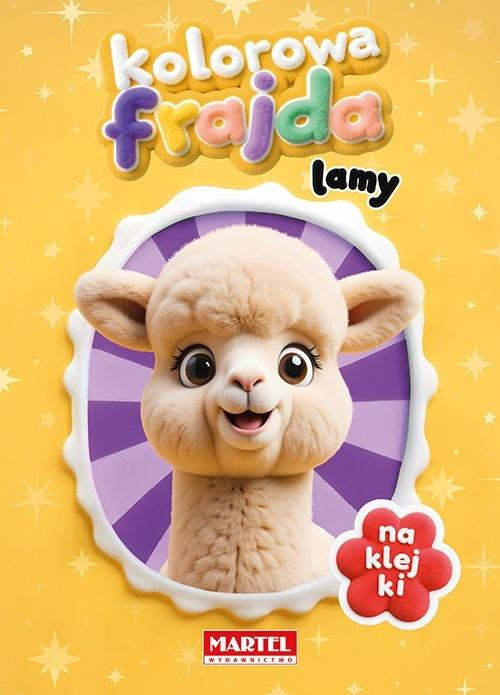 Kolorowa frajda. Lamy z naklejkami, Agata Niemirska