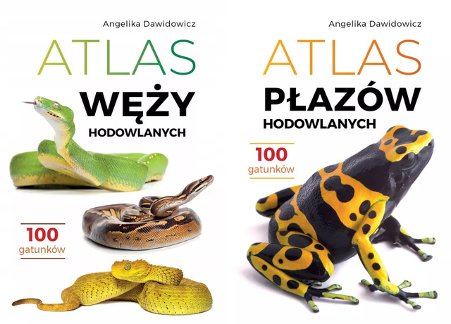 Atlas węży hodowlanych + Atlas płazów hodowlanych