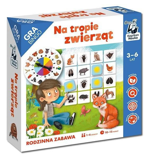 Kapitan Nauka. Na tropie zwierząt. Gra bingo