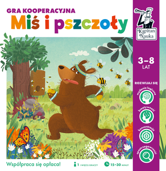 Miś i pszczoły. Gra kooperacyjna. Kapitan Nauka