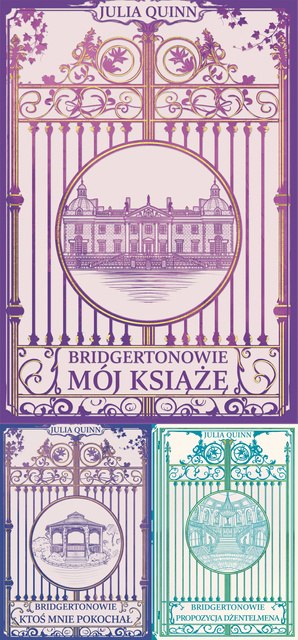 Bridgertonowie. Tom 1-3 /barwione brzegi/, Julia Quinn