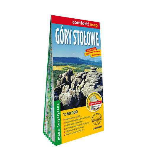 Góry Stołowe laminowana mapa turystyczna 1:60 000, Opracowanie zbiorowe