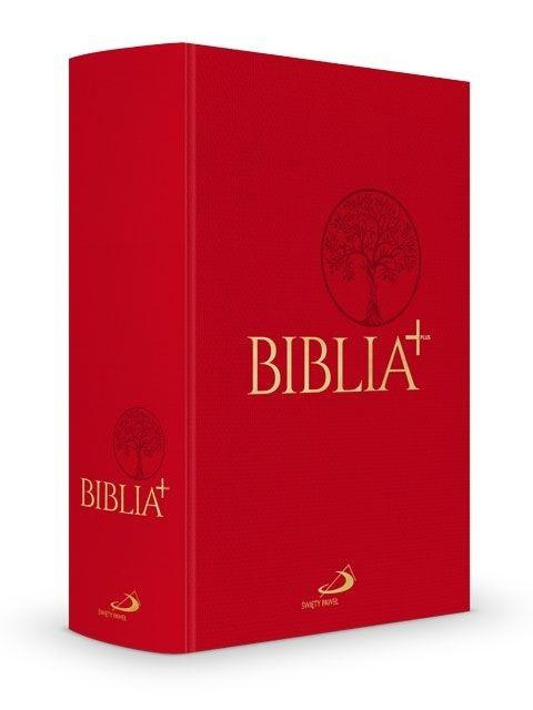 Biblia Plus płótno czerwona, praca zbiorowa