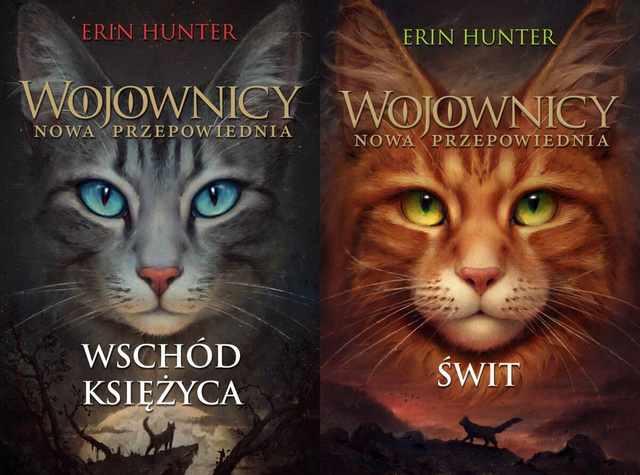 Wschód księżyca + Świt. Wojownicy. Nowa przepowiednia. Tom 2-3, Erin Hunter