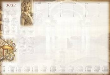 Planer 2022 B3 z listwą Kobieta T-2-B3-2