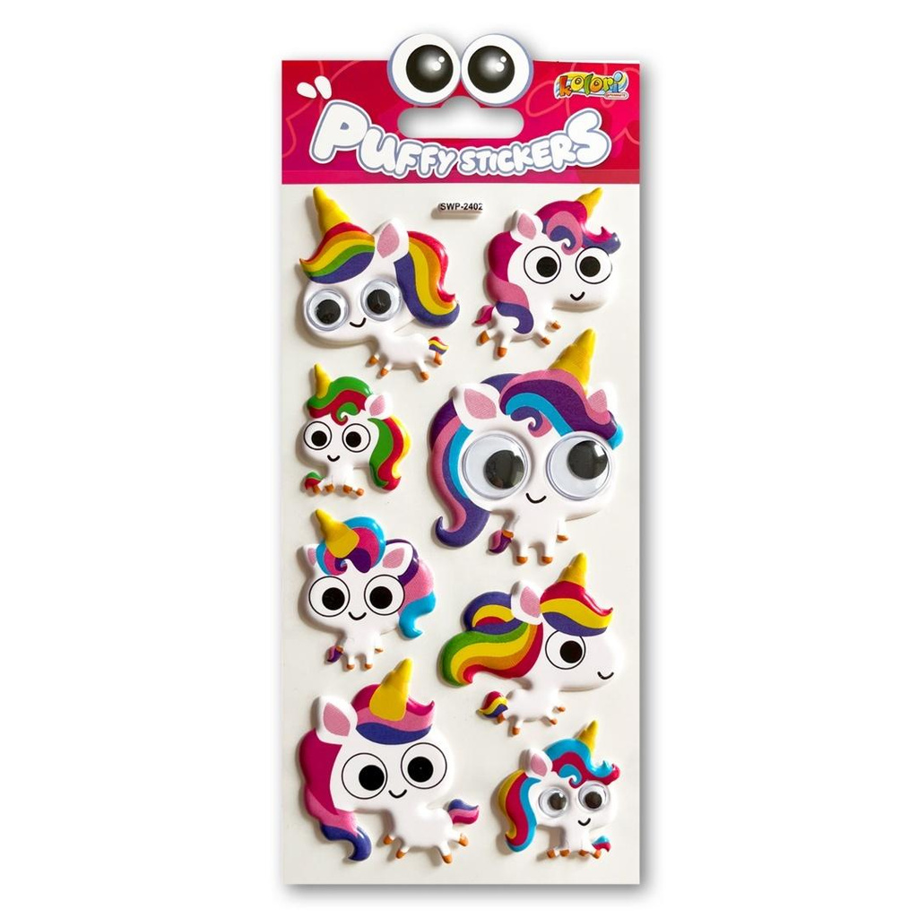 Naklejki puffy Unicorns Eyes
