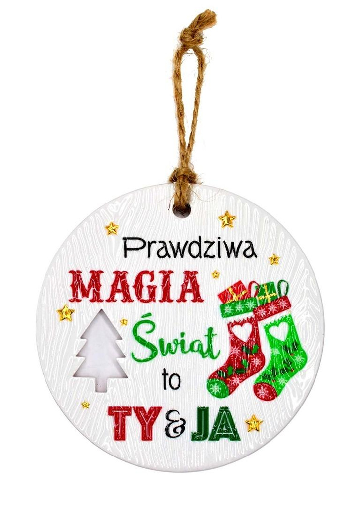 Zawieszka ceramiczna Boże Narodzenie