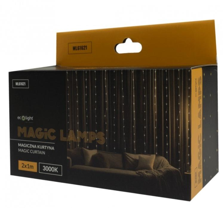 Magiczna kurtyna 200led 2mx1m 3000K,DC5V