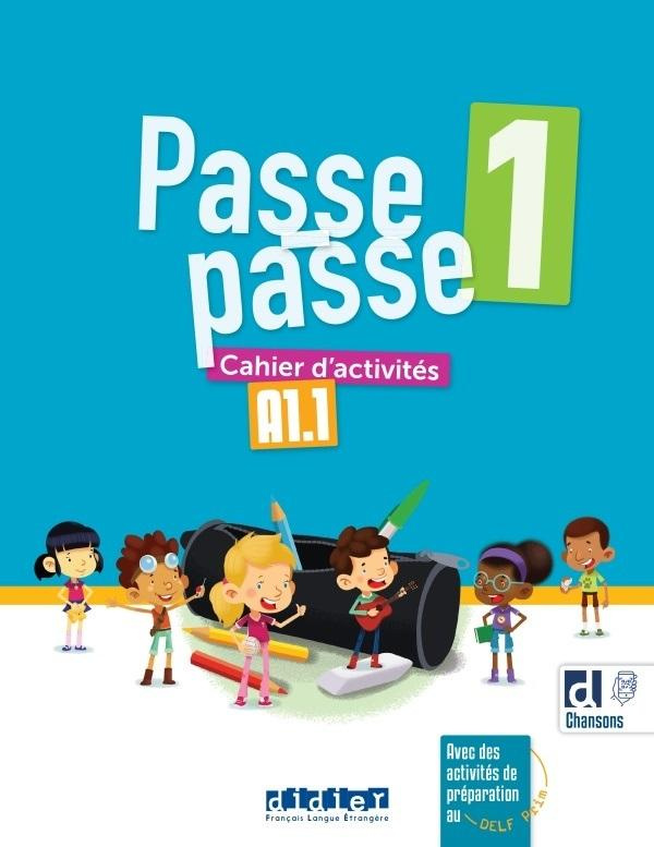 Passe-Passe 1 ćwiczenia + didierfle.app A1.1, praca zbiorowa