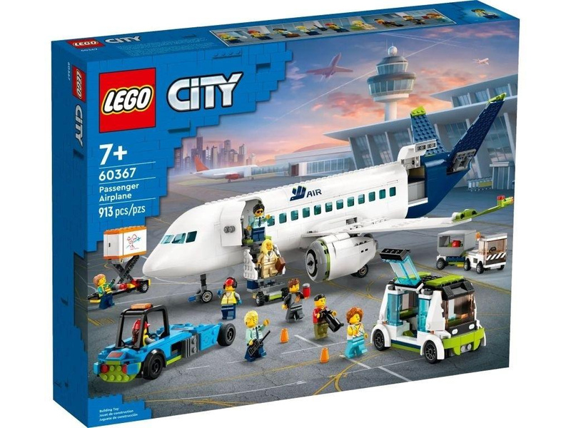 7+, LEGO(R) CITY 60367 Samolot pasażerski