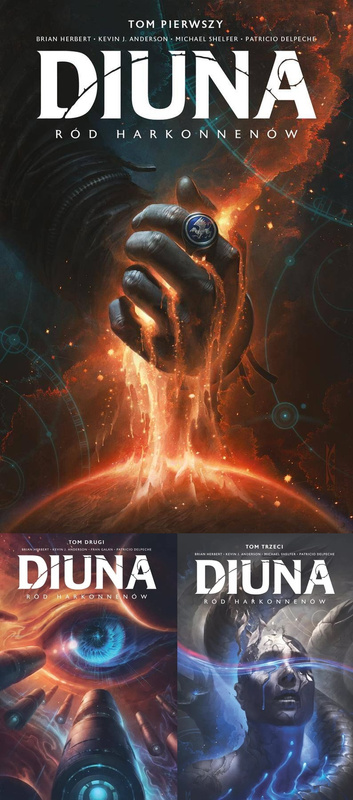 Diuna: Ród Harkonnenów. Tom 1-3, Kevin Anderson