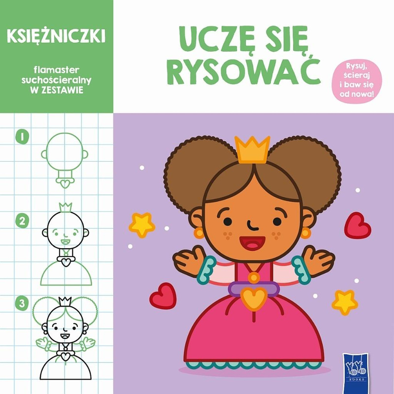 Uczę się rysować. Księżniczki, praca zbiorowa