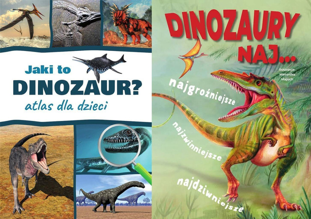 Dinozaury naj... + Atlas dla dzieci. Jaki to dinozaur?