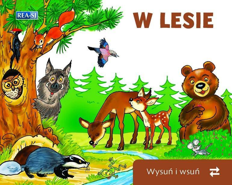Wysuń/wsuń. W lesie - praca zbiorowa