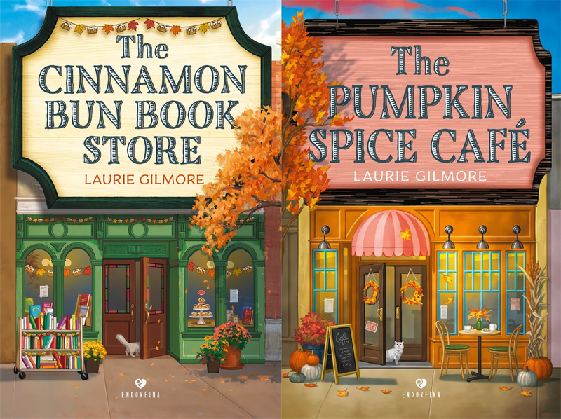 The Cinnamon Bun Book Store + The Pumpkin Spice Café, Laurie Gilmore