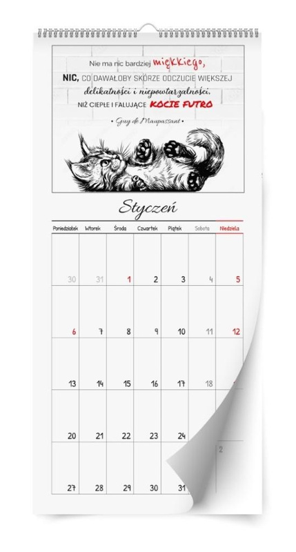 Kalendarz 2026 ścienny notatnikowy