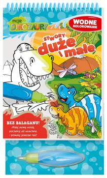 Moje Dinozaury Wodne kolorowanie Stwory duże i małe