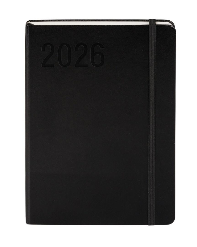 Kalendarz 2026 A5 Minimalizm czarny TNS