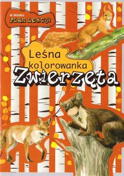 Leśna kolorowanka. Zwierzęta - Katarzyna Kopiec-Sekieta, Eliza Goszczyńska