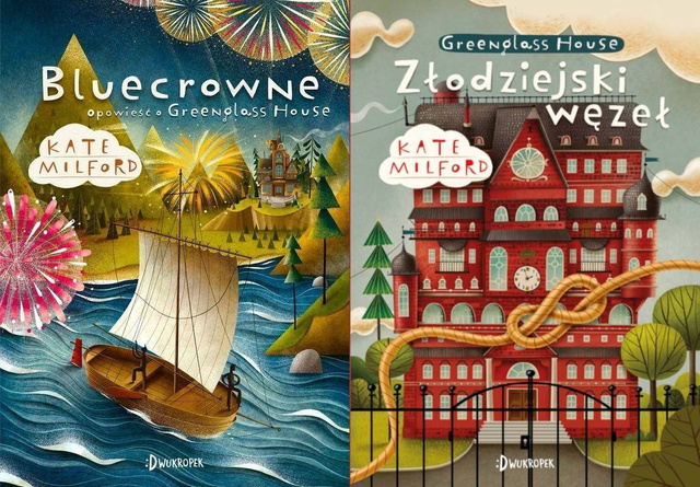 Greenglass House T.3 + T.4 Kate Milford Pakiet
