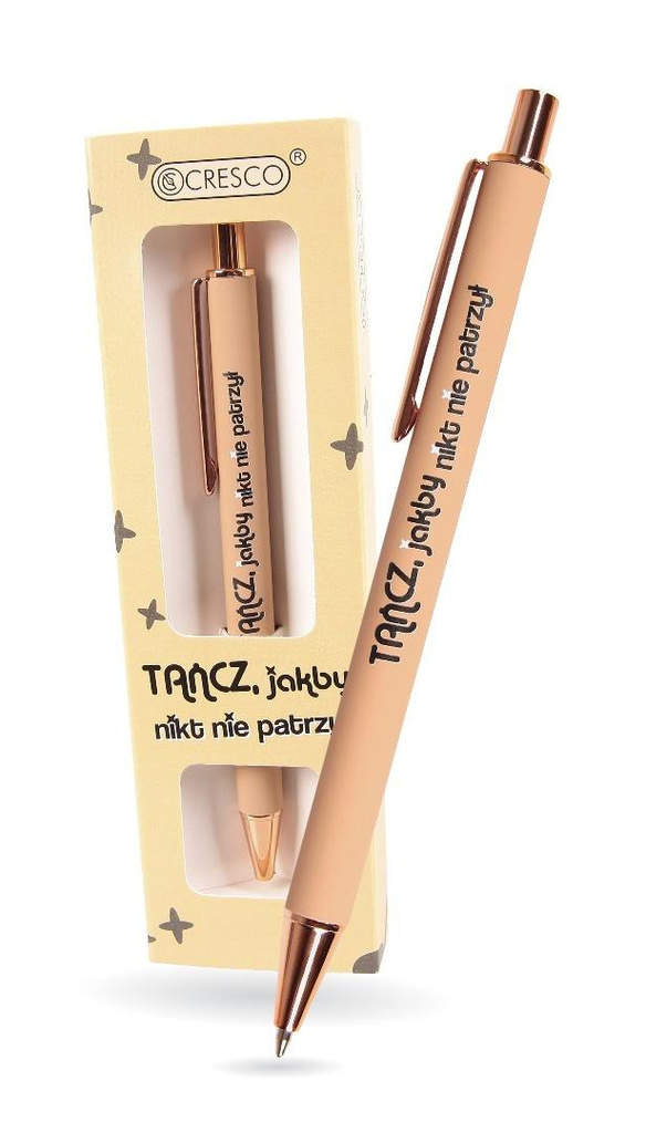 Długopis automatyczny Tańcz jakby nikt nie patrzył