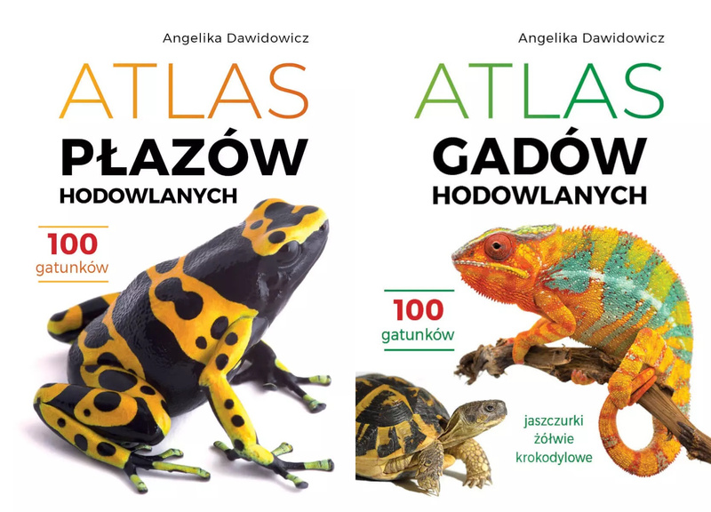Atlas płazów hodowlanych + Atlas gadów hodowlanych