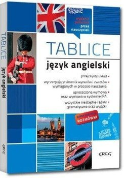 Tablice: język angielski (+ rozmówki) GREG - Jacek Paciorek, Małgorzata Dagmara Wyrwińska, Mał