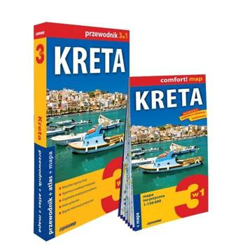 Kreta 3w1 przewodnik+atlas+mapa, praca zbiorowa