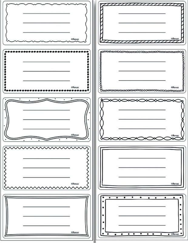 Naklejki na zeszyty pasek Unisex